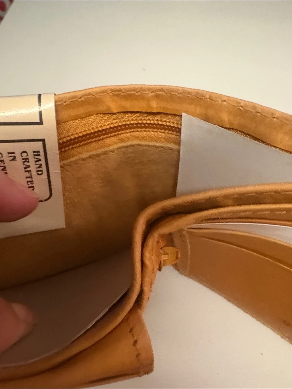 Bi-Fold Genuine Leather Men's Wallet - Tan